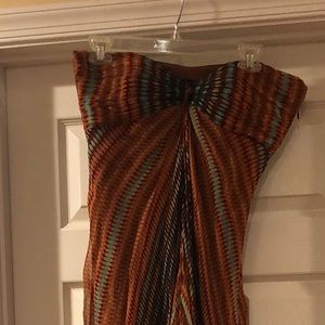 Laundry Shelli Segal Silk Strapless Dress